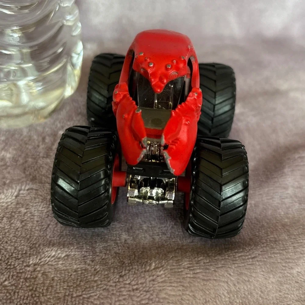 Hot Wheels Monster Jam Crushstation Lobster Monster Truck Red Diecast Toy